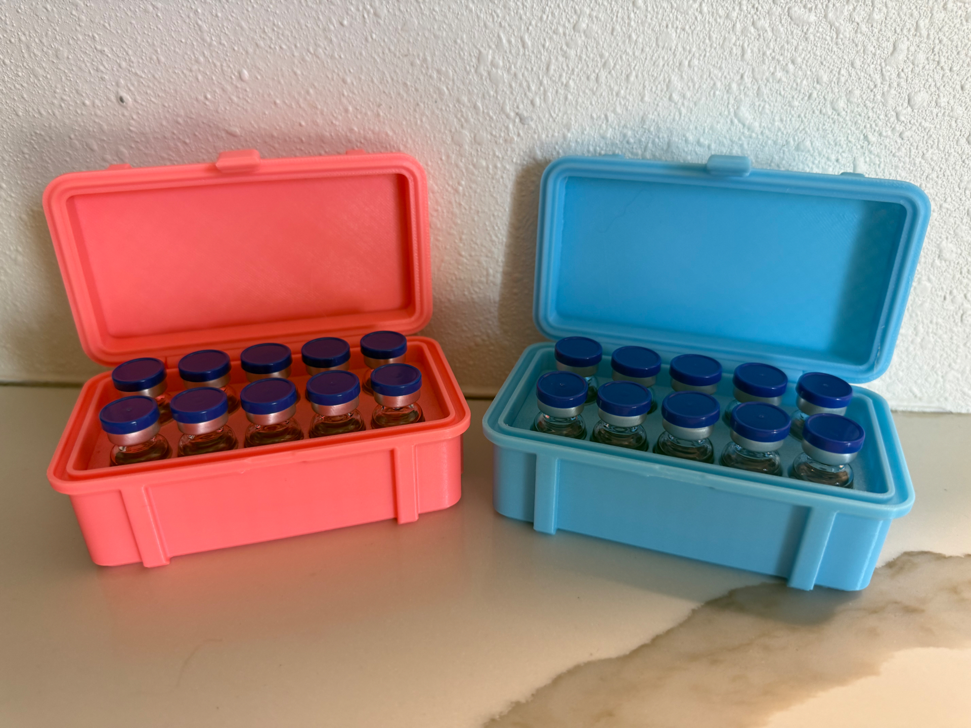 Glow in the Dark Peptide Case  MTC vial